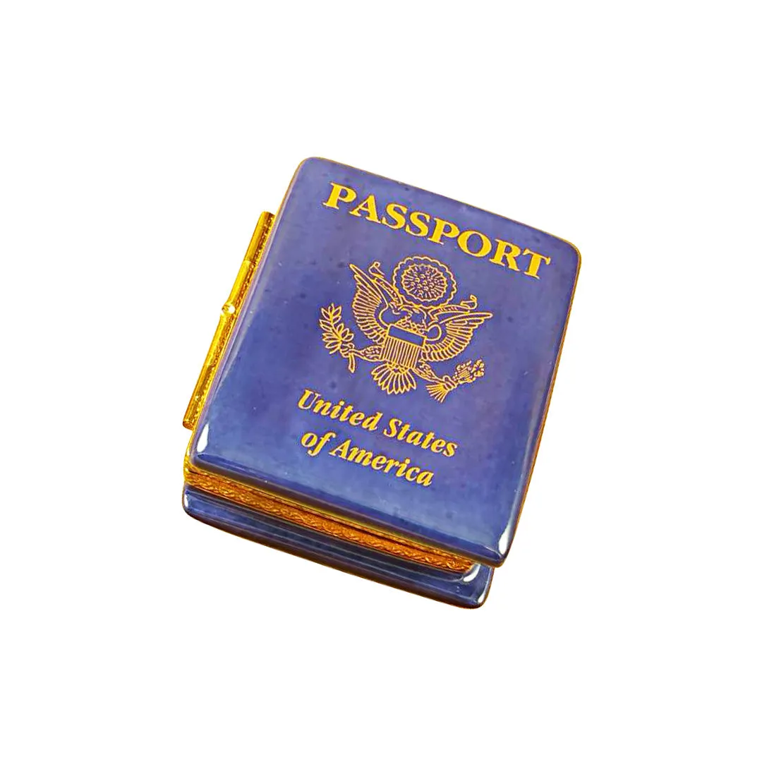 American Passport Limoges Collectible Boxes Rare Find