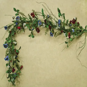 Americana Poppy Garland Affordable Holiday Accessories