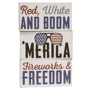 & Freedom Block 3 Asstd. Decorative Accessories best selling