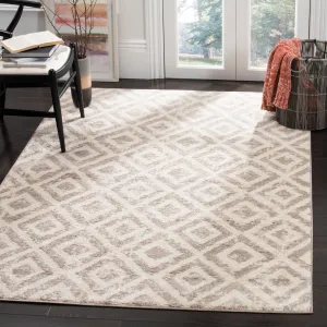 Amsterdam Machine Made Area Rug, Ivory / Mauve Contemporary Style Easy Care Area Rugs buy 1 get 1