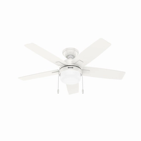 Anisten 44"Ceiling Fan Fresh White Small Fans FANS hot deal