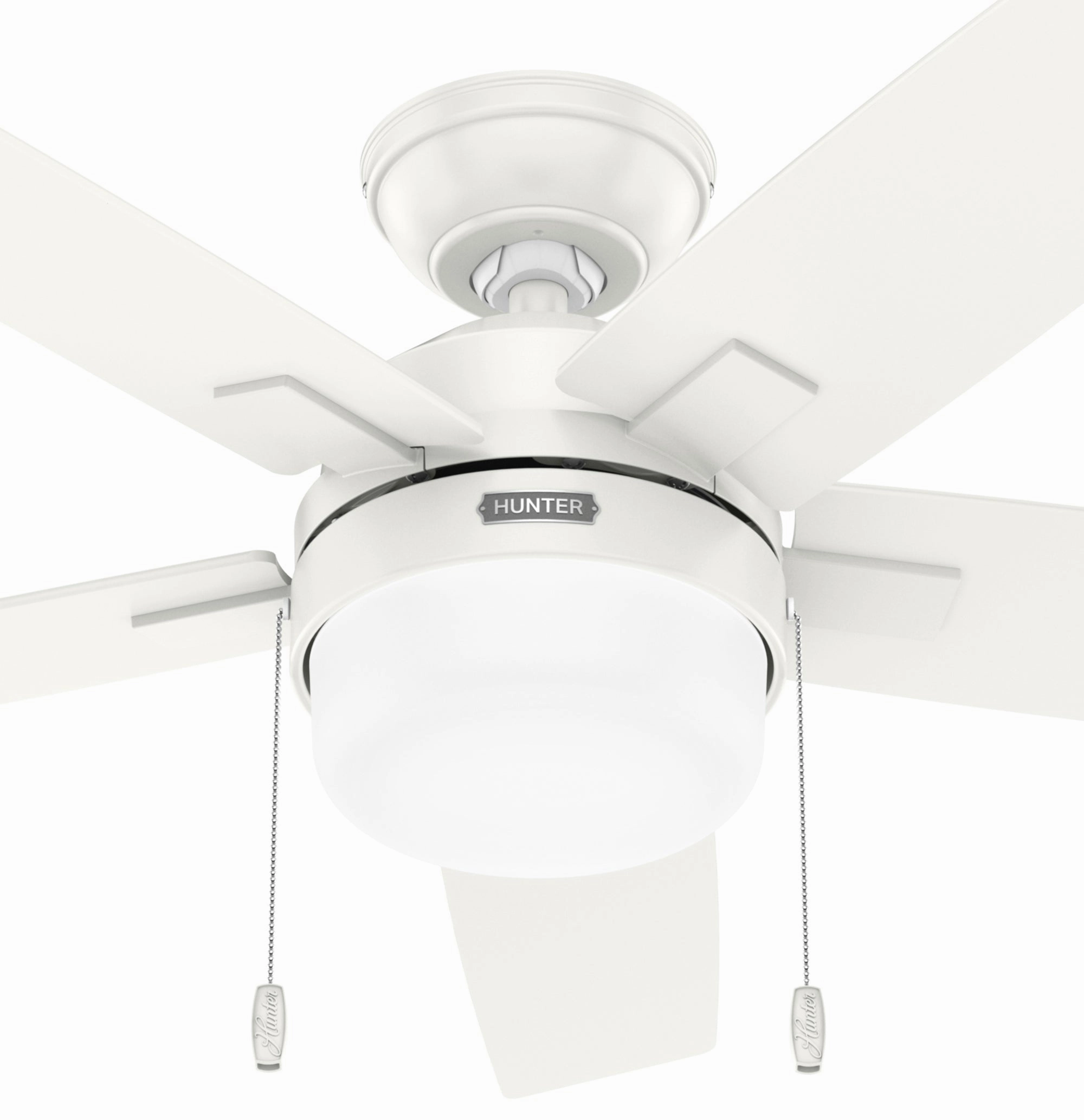 Anisten 44"Ceiling Fan Fresh White Mini Ceiling Fans promo