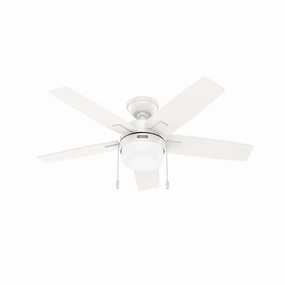 Anisten 44"Ceiling Fan Fresh White Small Fans FANS hot deal