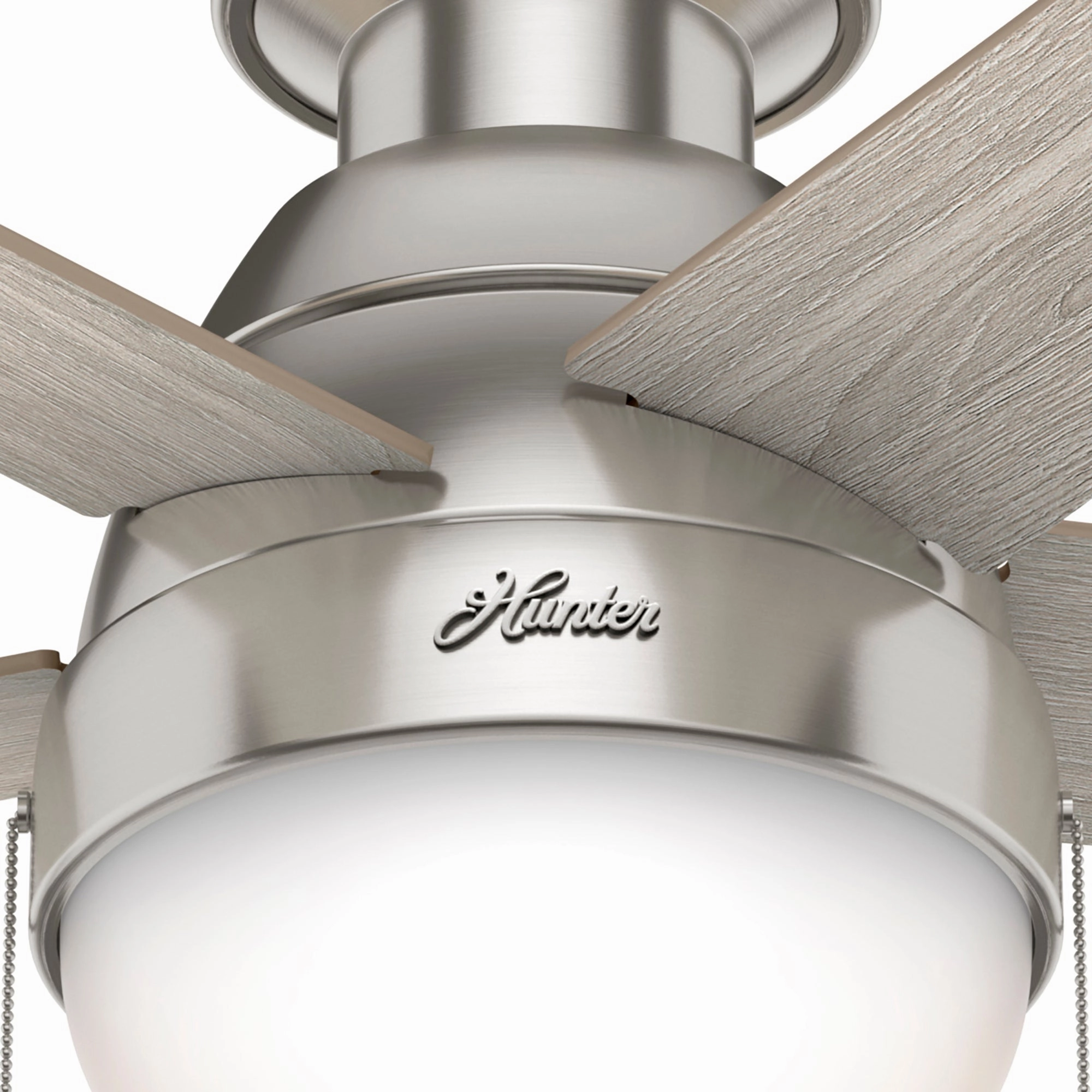 Anslee 46"Ceiling Fan Brushed Nickel Small Fans for less