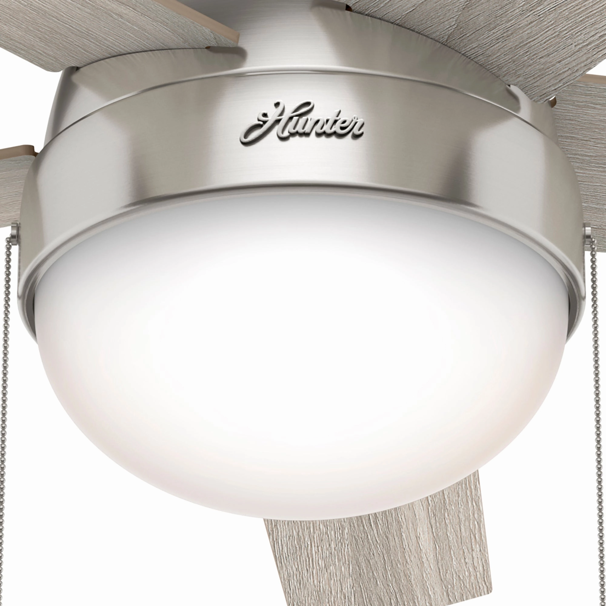 Anslee 46"Ceiling Fan Brushed Nickel Small Fans for less