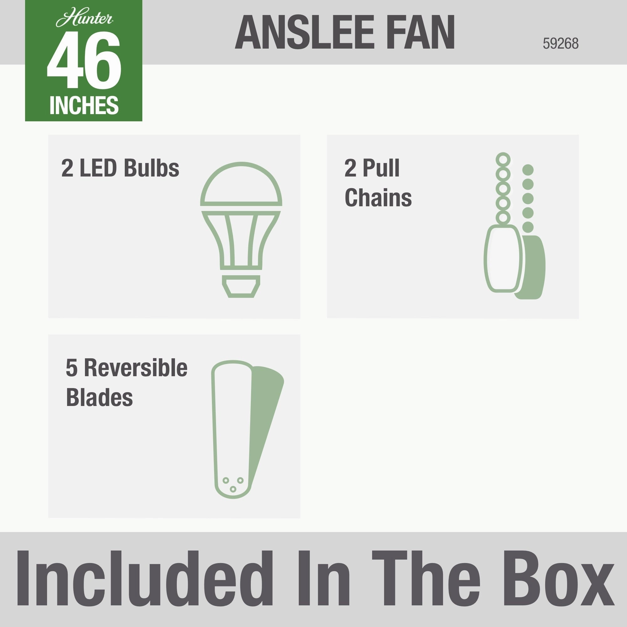 Anslee 46"Ceiling Fan Premier Bronze Small Room Fans sale
