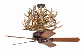 Antlers 52" Ceiling Fan Fandeliers FANS on sale now