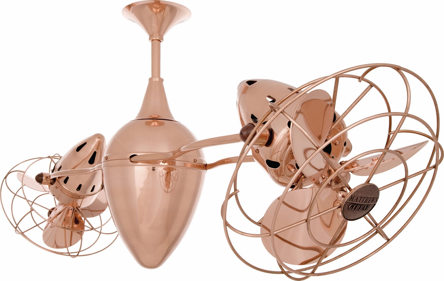 Ar Ruthiane 48"Ceiling Fan Brushed Copper Small Fans FANS special offer