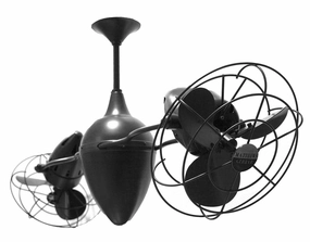 Ar Ruthiane 48"Ceiling Fan Matte Black Small Fans FANS special offer
