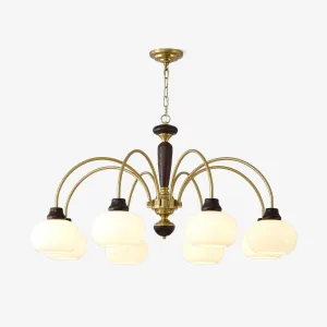 Arched Globe Chandelier Modern Lighting for Living Room