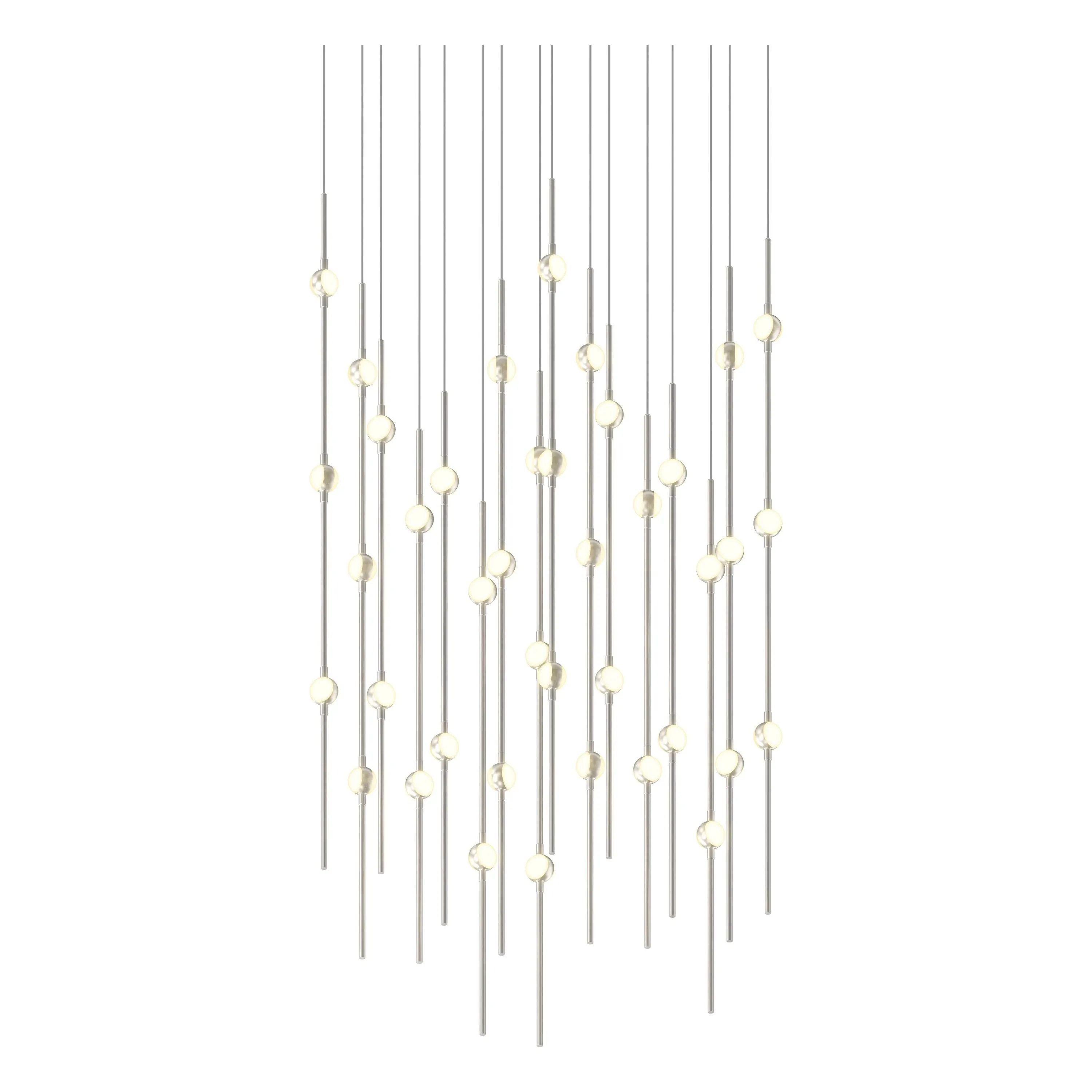 Aries 24" Square LED Pendant Bathroom Lighting energy saving sale