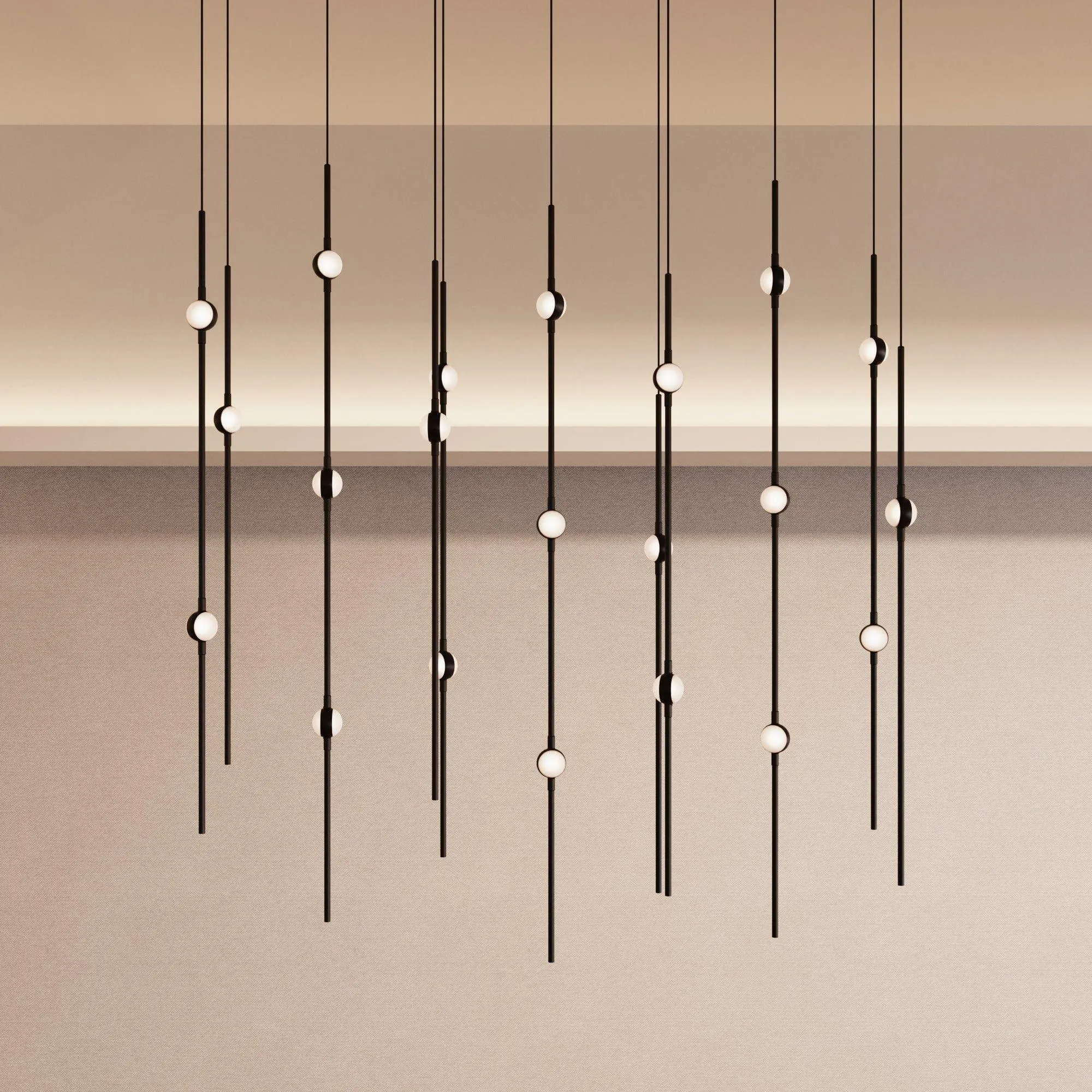 Aries 24" Square LED Pendant