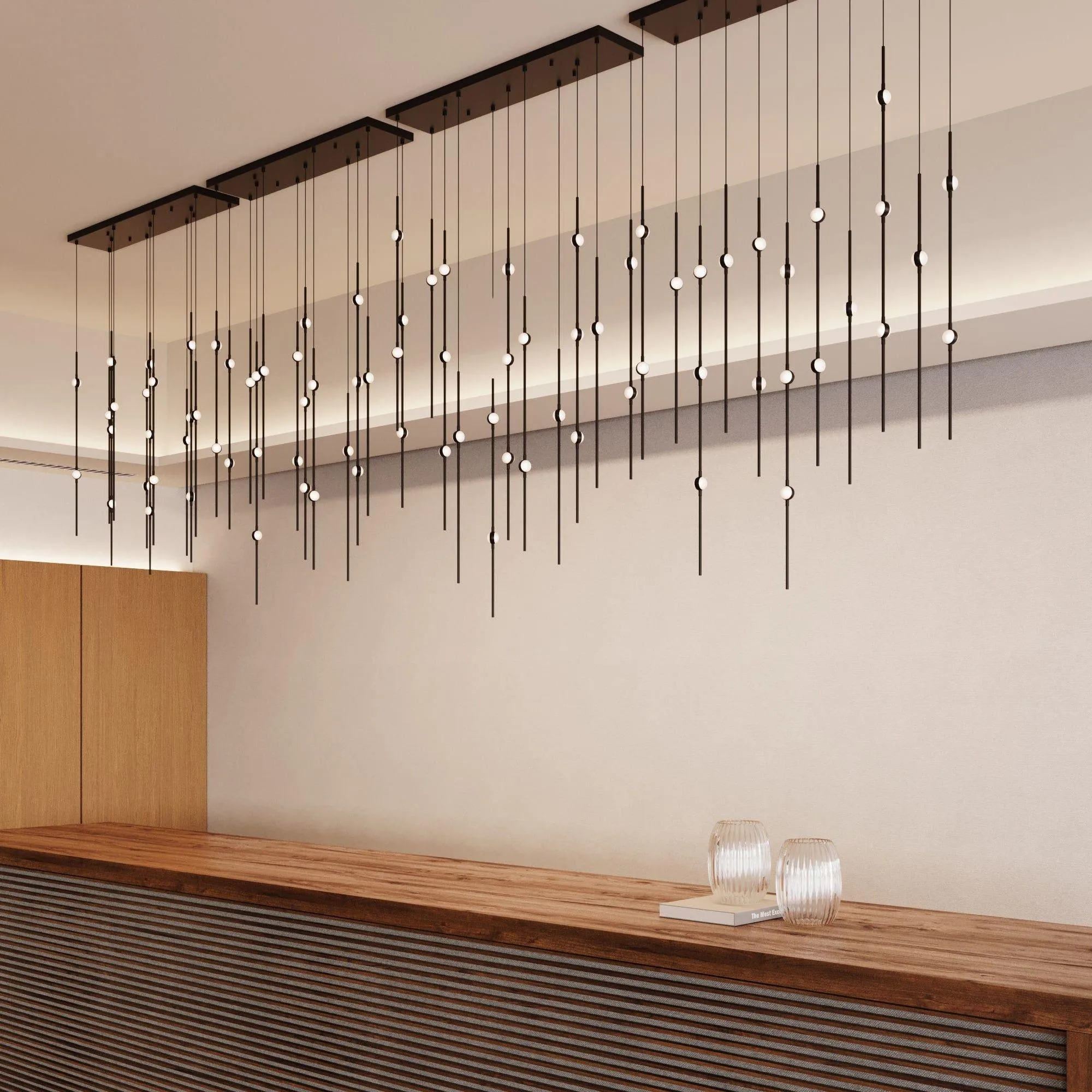 Aries 24" Square LED Pendant