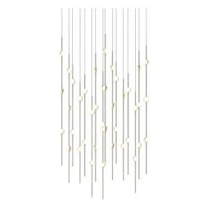 Aries 24" Square LED Pendant Bathroom Lighting energy saving sale