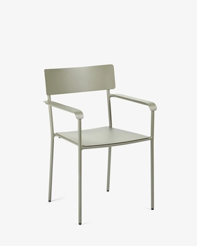 Armchair S aluminium eucalyptus green August Outdoor Furniture cheap deals
