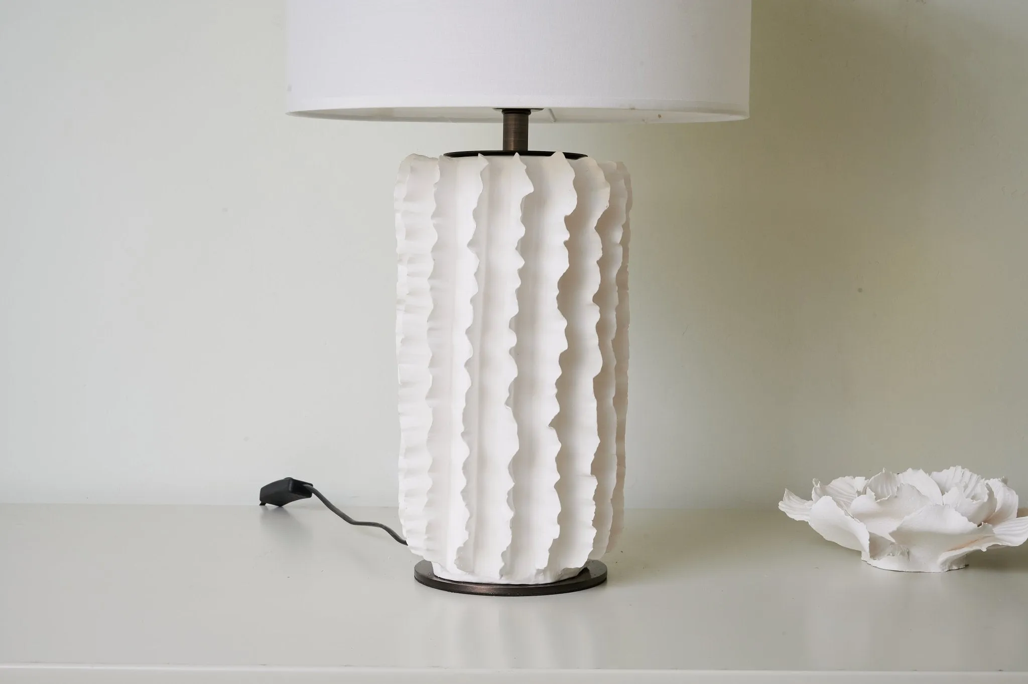 Arroyo Sculpted Ceramic Table Lamp