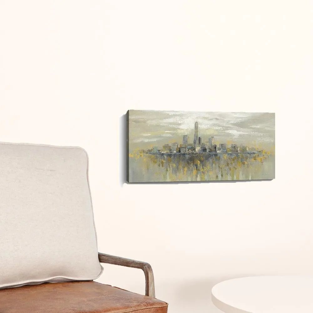 Artistic Manhattan City Skyline Unframed Print Wall Art Decorative Accessories low price