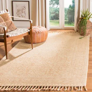 Aspen Hand Made Area Rug, Ivory / Blush Traditional Style Non-Shedding Area Rugs buy 1 get 1