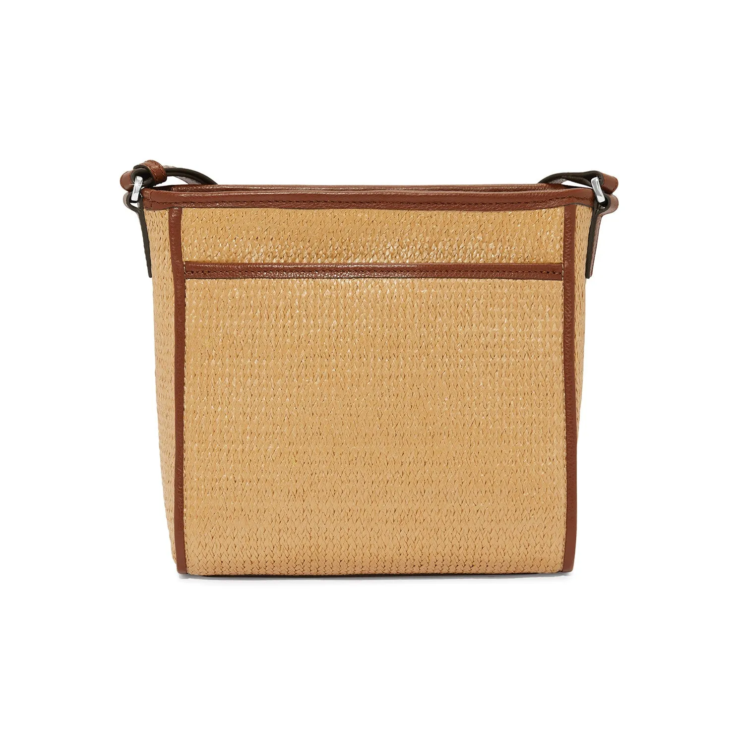 Astrid Straw Organizer Bag Natural-Bourbon