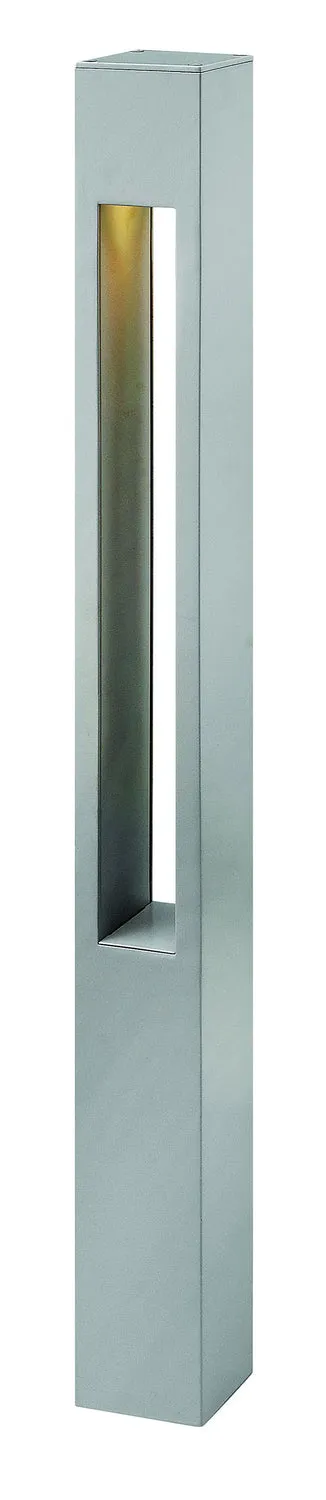 Atlantis LED Landscape Bollard in Titanium Outdoor Landscape Lighting