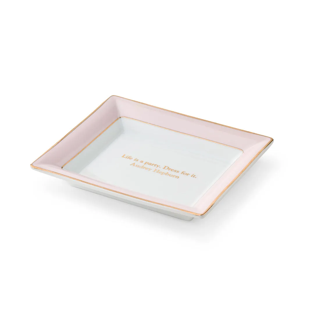 Audrey Hepburn Repartee Tray Trinket Trays & Boxes cheap