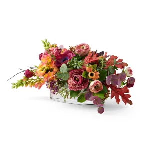 Autumn Sunset Arrangement Artificial Flowers Spring Refresh