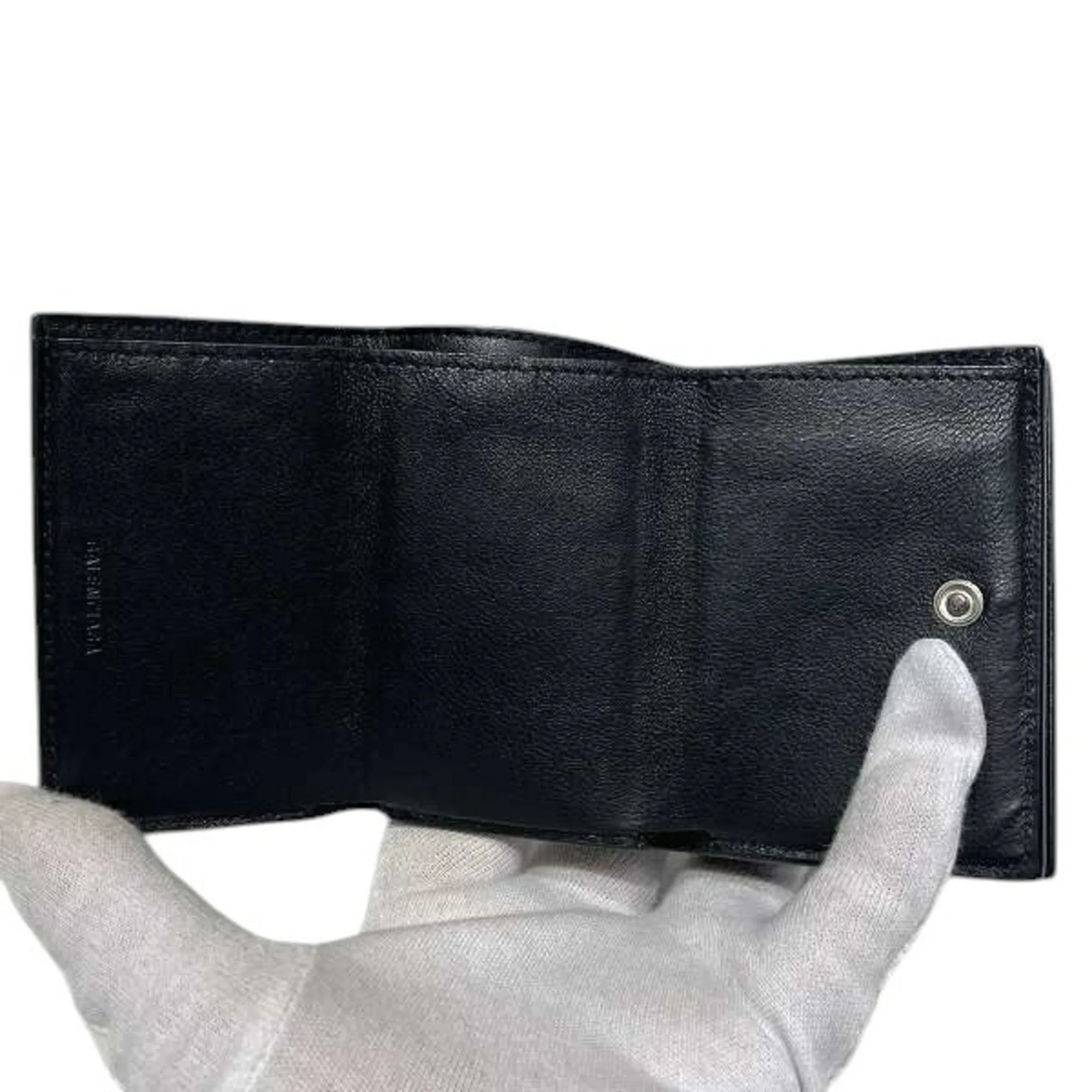 Balenciaga Leather Wallet (Tri-Fold) (Pre-Owned)