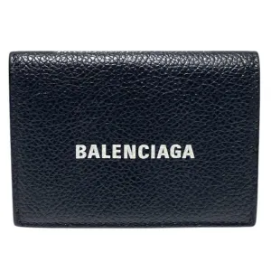 Balenciaga Leather Wallet (Tri-Fold) (Pre-Owned)