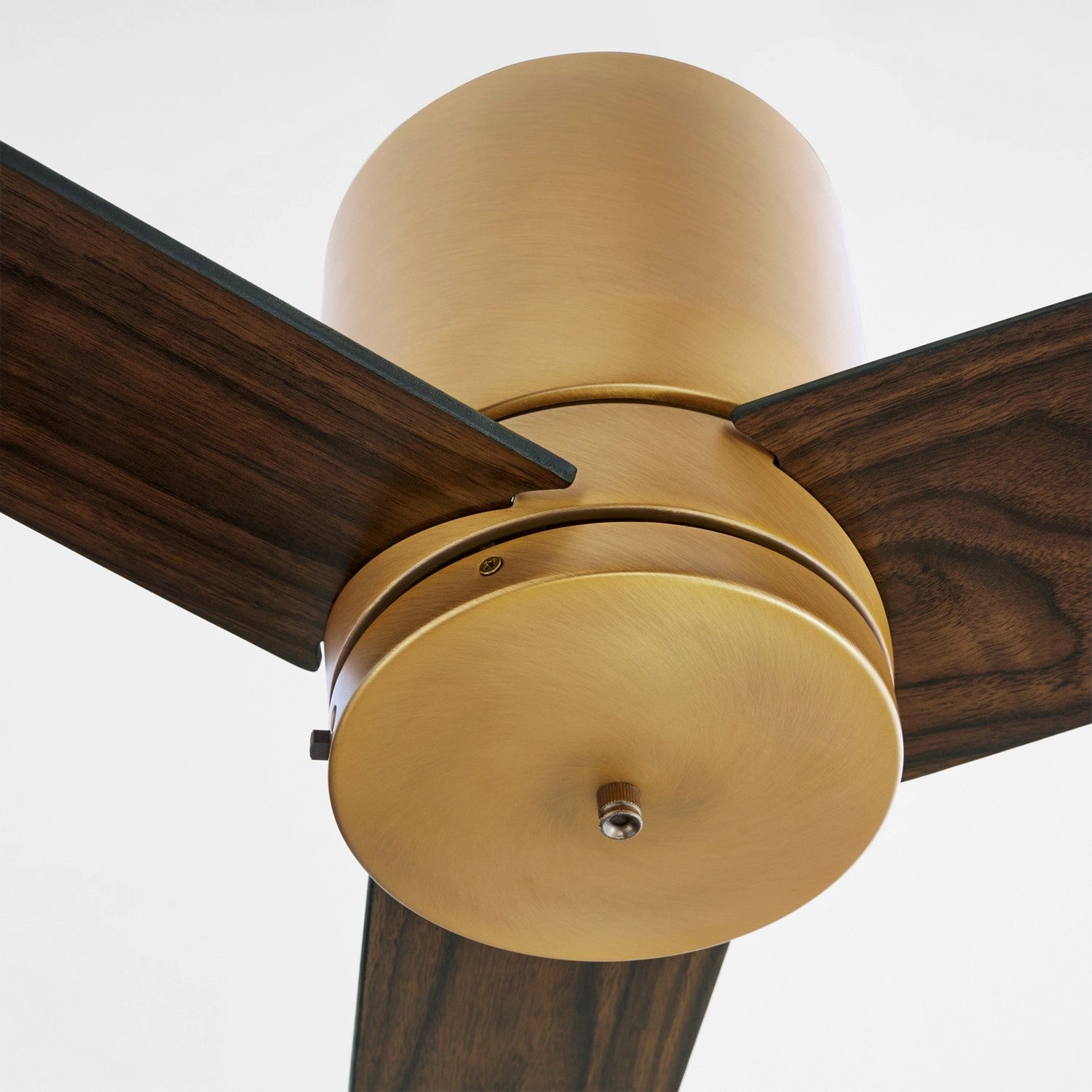 Banzai 52"Ceiling Fan Brushed Brass Huggers Fans low price shop