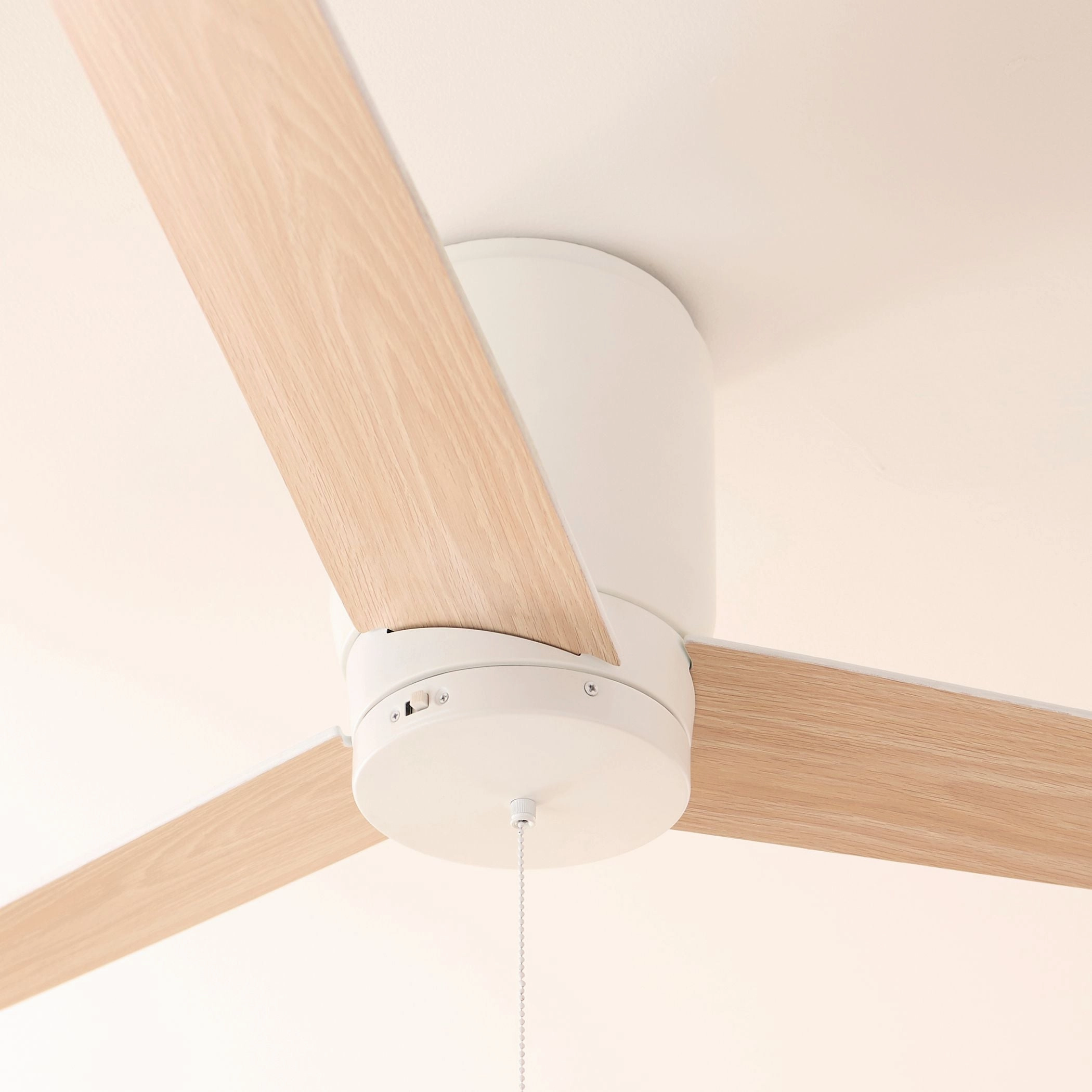 Banzai 52"Ceiling Fan Studio White Huggers Fans low price shop
