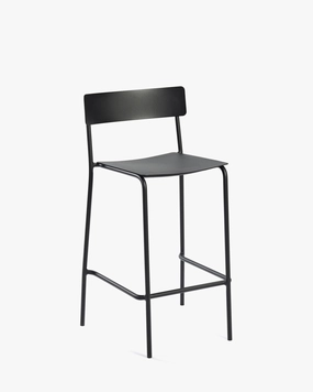 Bar stool aluminium black August Outdoor Furniture cheap deals