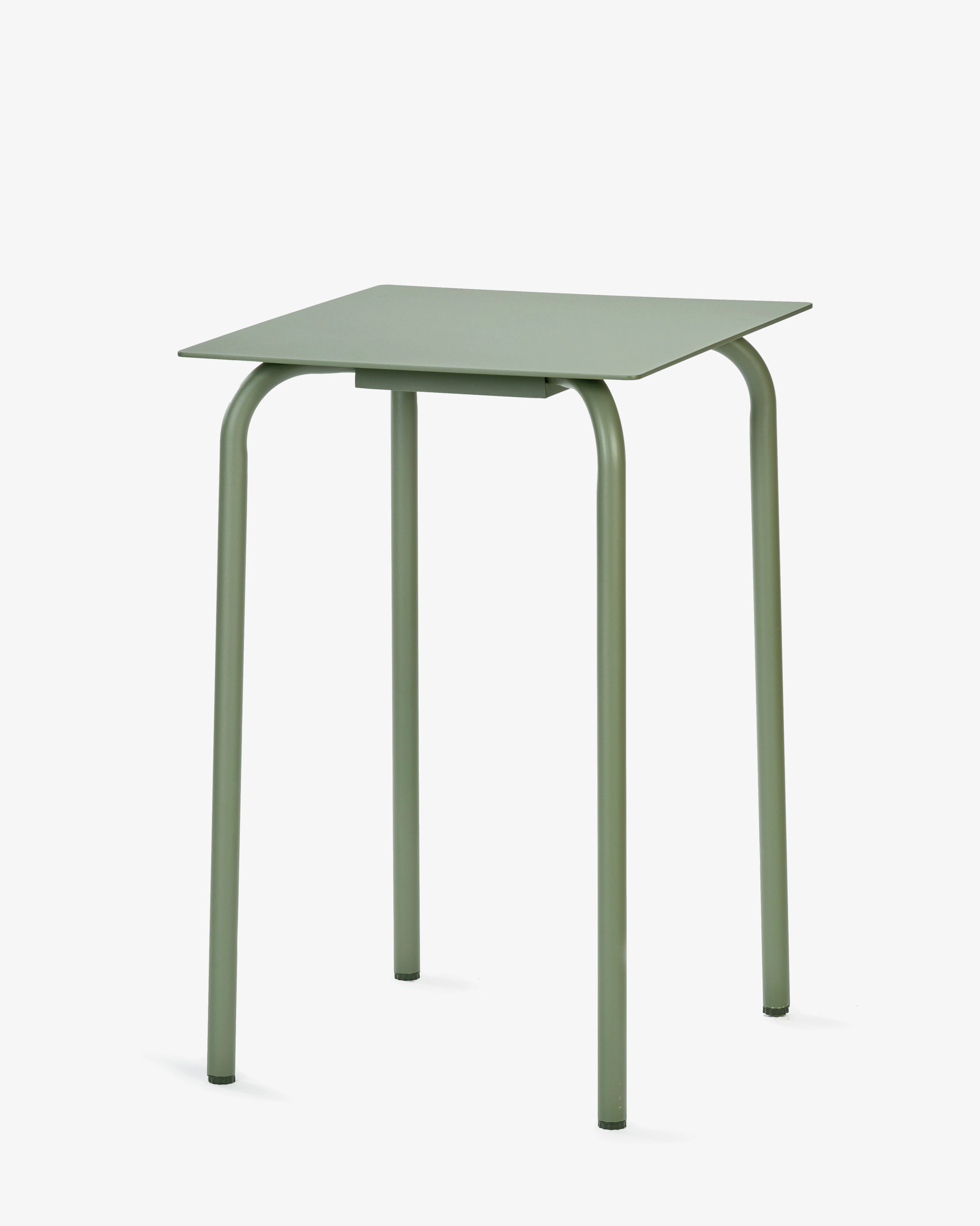 Bar table aluminium eucalyptus green August Outdoor Furniture cheap deals