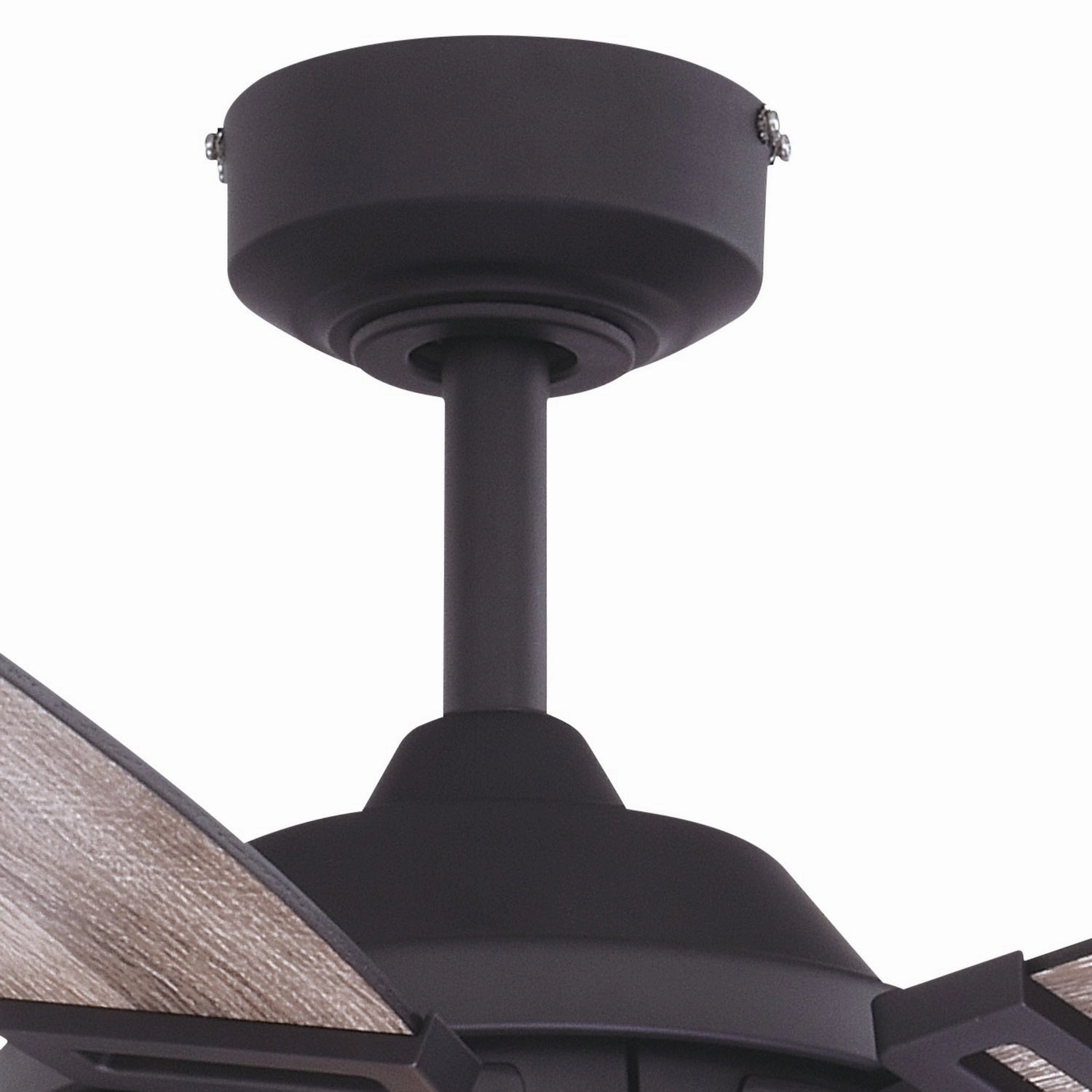 Barnes 54"Ceiling Fan Matte Black and Rustic Oak Outdoor Fans sale online
