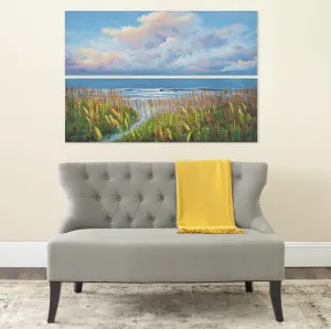 Beach Walk Diptych Mirrored Wall Decor Cheap