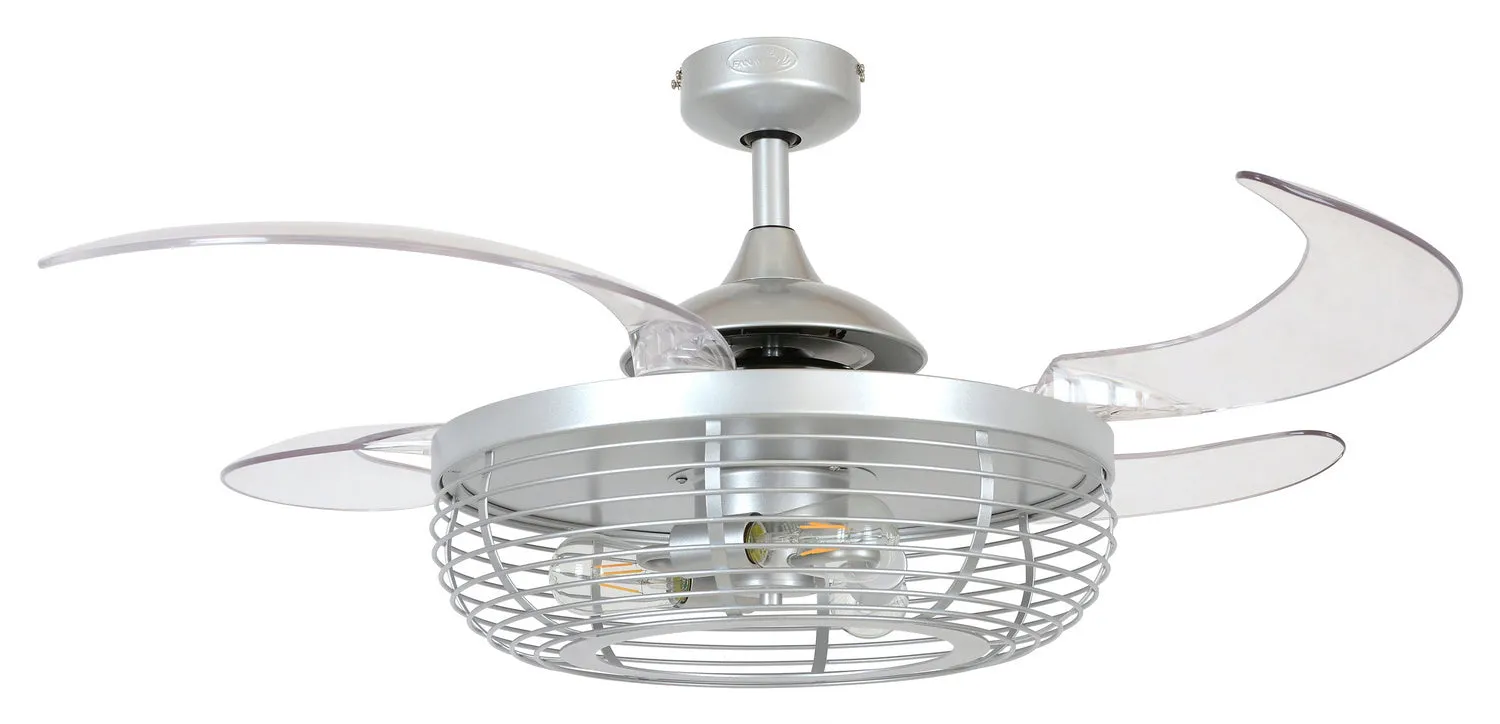 Beacon Carbondale 51105101 Ceiling Fan 48 - Gray Silver, Clear/ Hugger Ceiling Fans deals