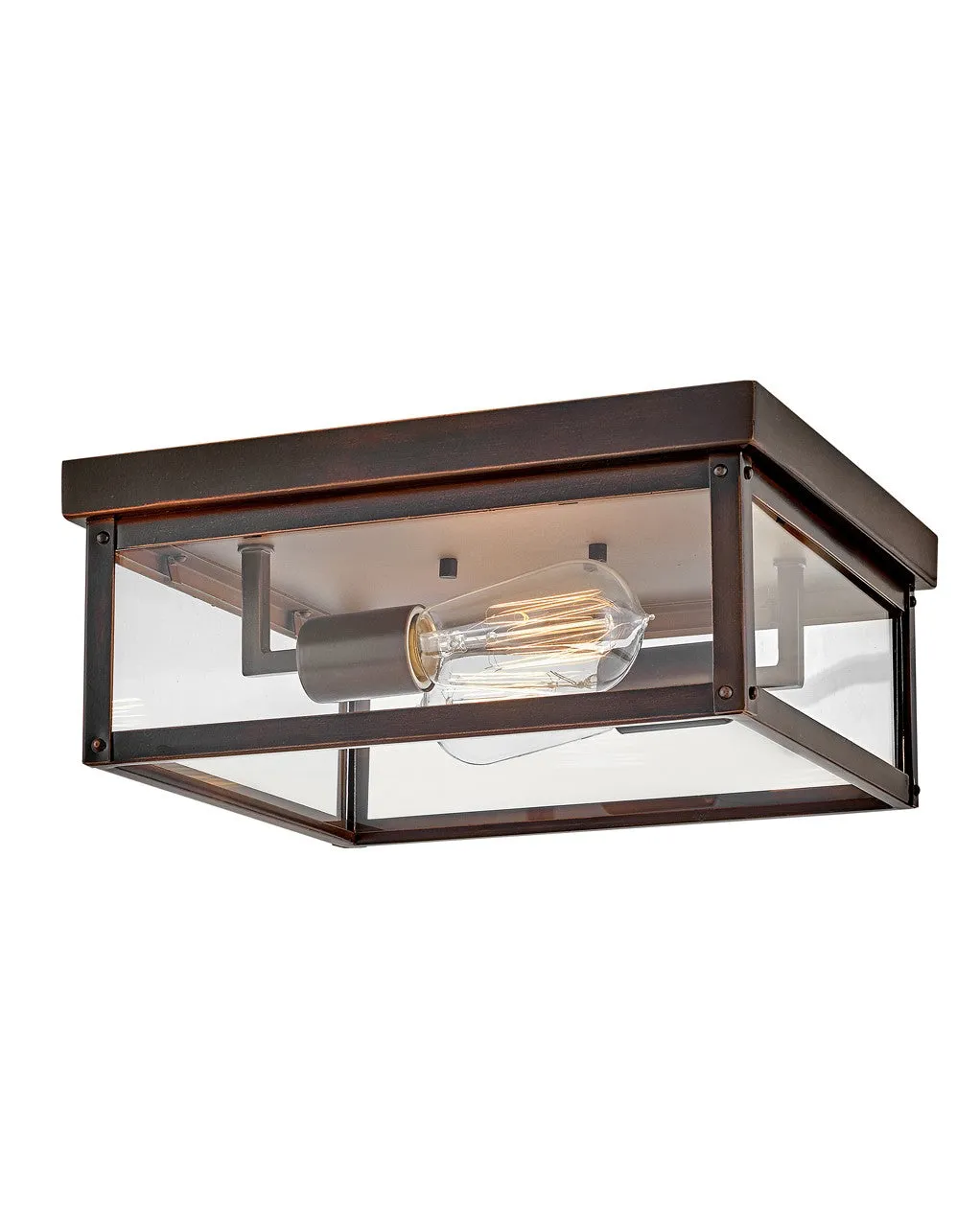 Beckham LED Flush Mount in Blackened Copper Low Ceiling Lights sale