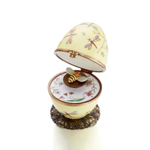 Bee Musical Egg Collectible Boxes Rare Find