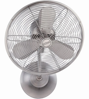 Bellows I Hard-wired Wall Mount Fan Brushed Polished Nickel Small Fans FANS hot deal