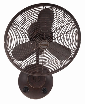 Bellows I Indoor/Outdoor Wall Mount Fan Aged Bronze Textured Small Fans FANS hot deal