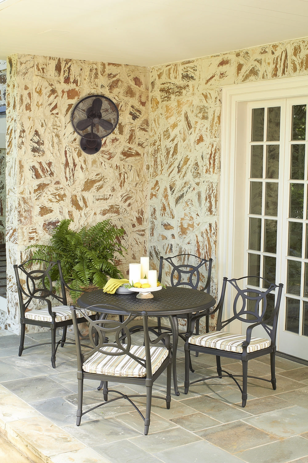 Bellows I Indoor/Outdoor Wall Mount Fan Aged Bronze Textured Portable & Wall Fans offer