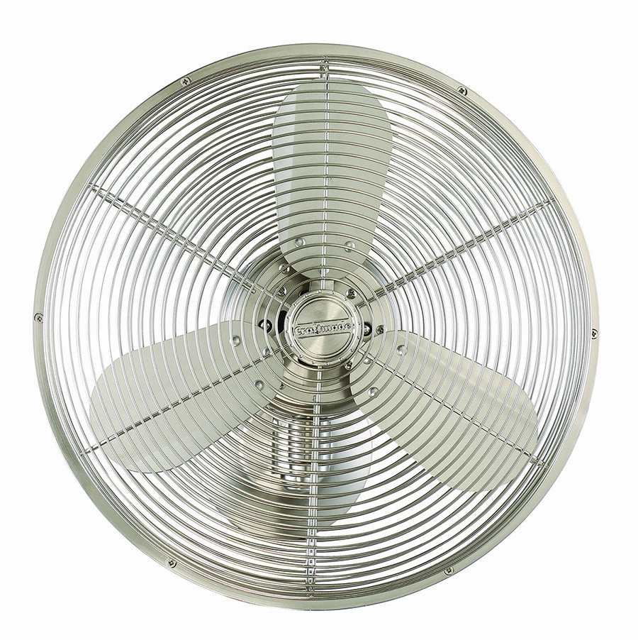 Bellows IV Wall Mount Fan Brushed Polished Nickel Small Fans FANS hot deal