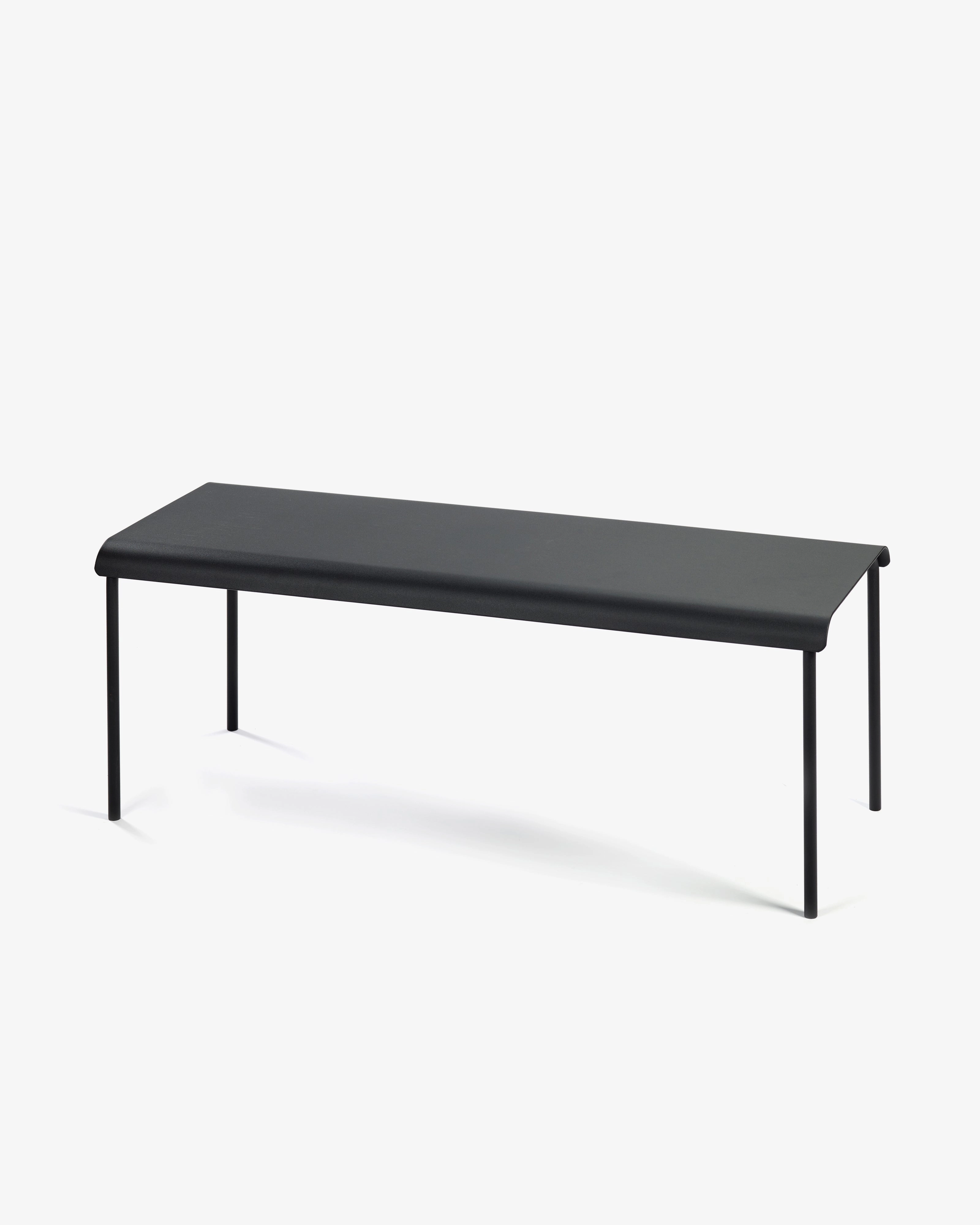 Bench aluminium black August Outdoor Furniture cheap deals