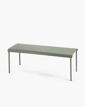 Bench aluminium eucalyptus green August Outdoor Furniture cheap deals