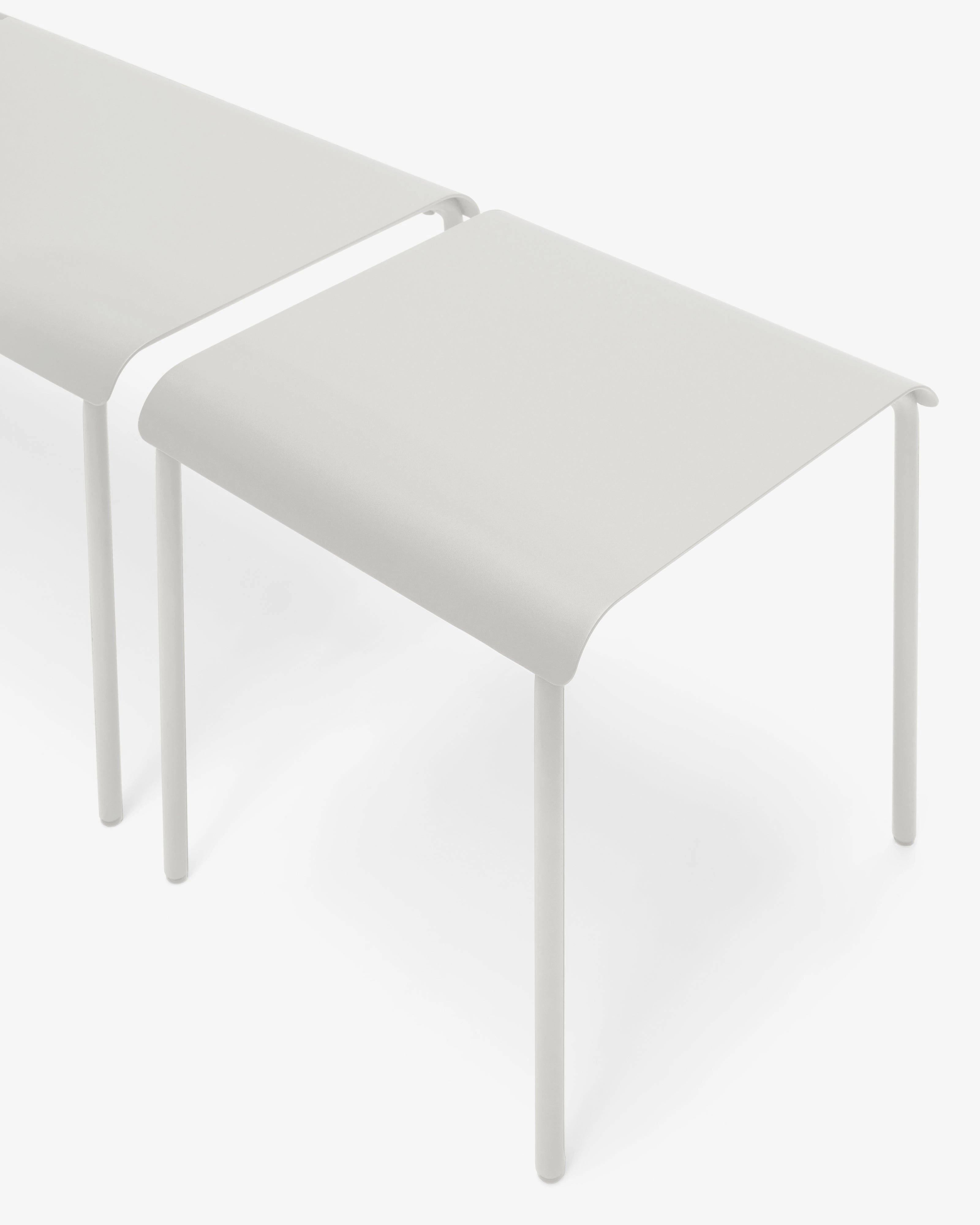 Bench aluminium sand August