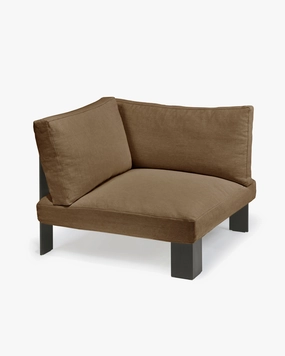 Bench corner seat incl cushion outdoor camel Outdoor Furniture cheap deals