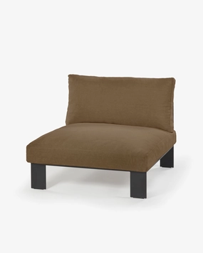 Bench one seater incl cushion outdoor camel Outdoor Furniture cheap deals