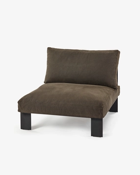 Bench one seater incl cushion outdoor umber Outdoor Furniture cheap deals