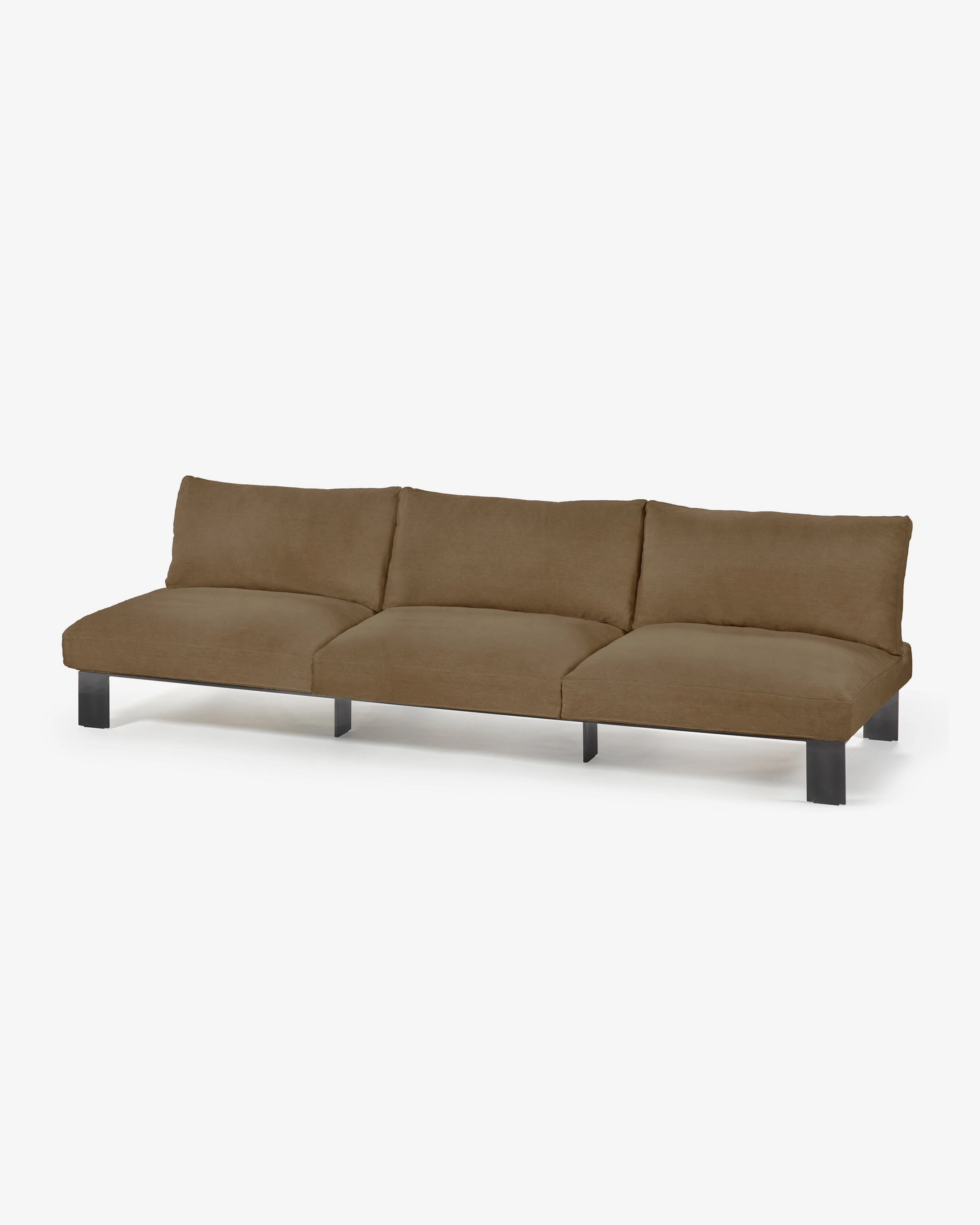 Bench three seater incl cushion outdoor camel Outdoor Furniture cheap deals