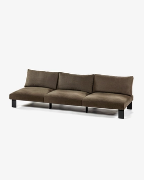 Bench three seater incl cushion outdoor umber Outdoor Furniture cheap deals