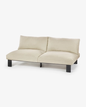 Bench two seater incl cushion outdoor chalk Outdoor Furniture cheap deals